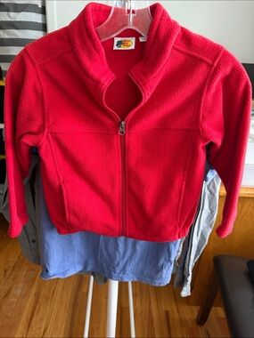 Bass Pro Shop Full Zip Fleece Jacket SZ XS Boys 4/5